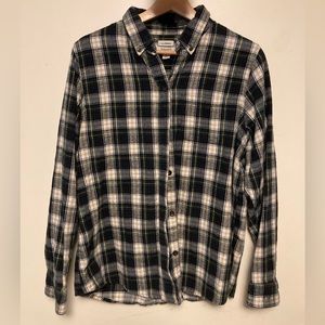 L. L. Bean plaid flannel shirt